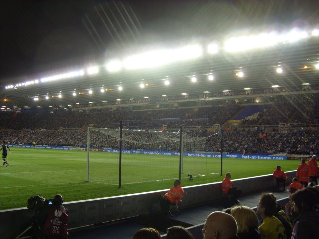 The Spion Kop During the Match